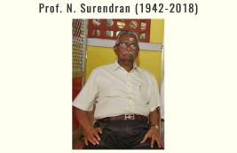 Sad Demise of Prof. N. Surendran (1942-2018)