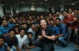 Brett Lee Visits Trivandrum Medical College to Spread Awareness on Neonatal Hearing Screening