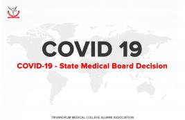 COVID-19 - State Medical Board Decision